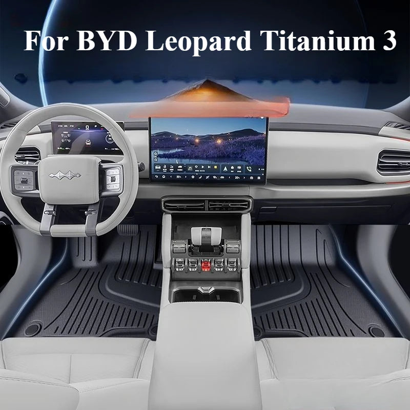 For BYD Leopard 3 Titanium 3 2025 Custom Floor Mats Full Coverage Cargo Liner