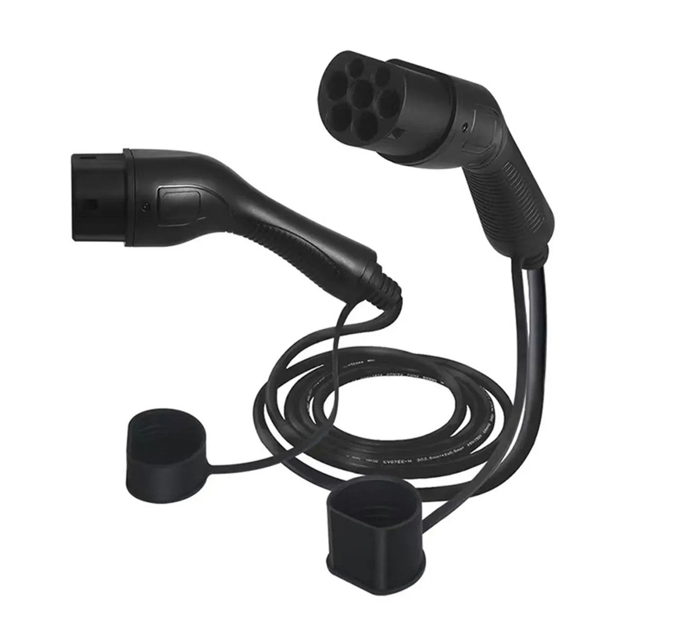 Cable de extensión para cargador EV monofásico de 16,4 pies, 16-32 A (220 V-240 V) para cargador de coche BYD