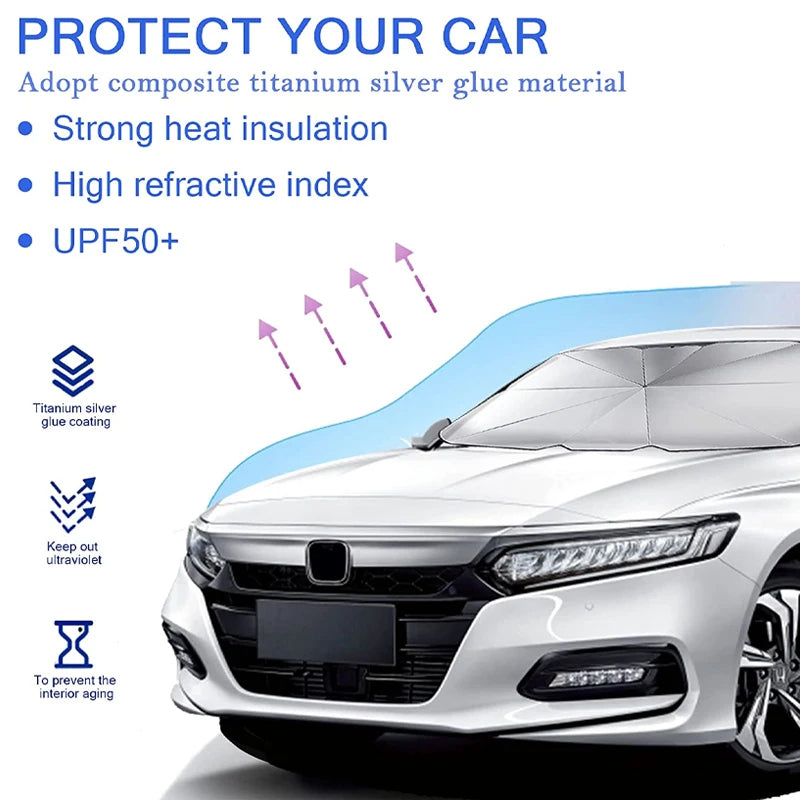 Parasol plegable para parabrisas de coche, para todos los modelos BYD