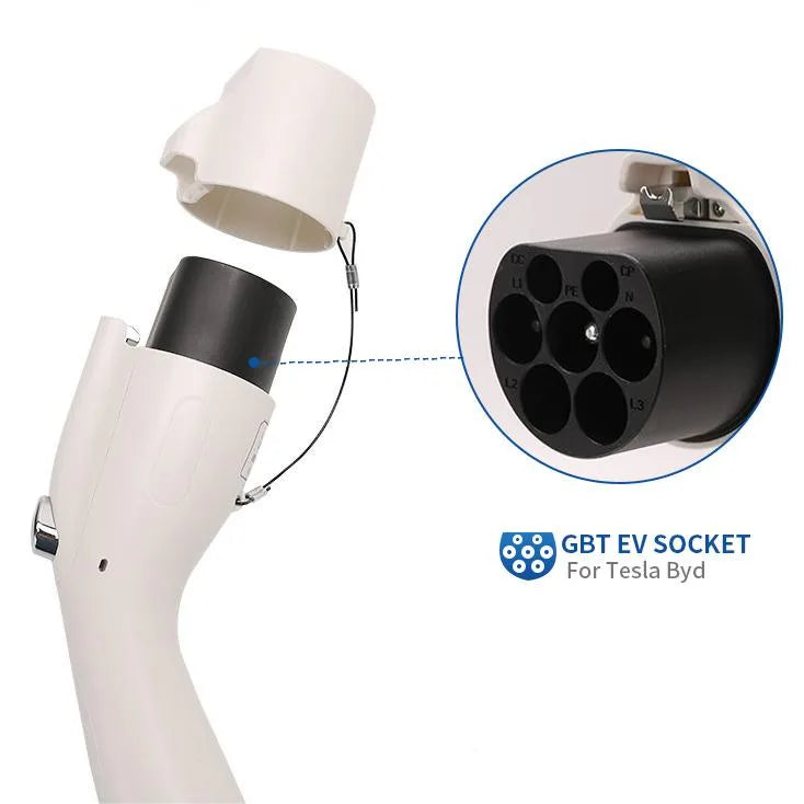 Cargador portátil de caja de control de 32 A, adaptador de enchufe CEE de 220 V para todos los modelos BYD