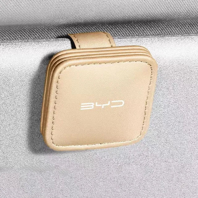 Soporte para gafas de sol de coche, clip de almacenamiento para gafas, accesorio para BYD Atto 3 Act Tang F3 E6 Yuan Song Plus EV F0 Qin Han Dolphin S6
