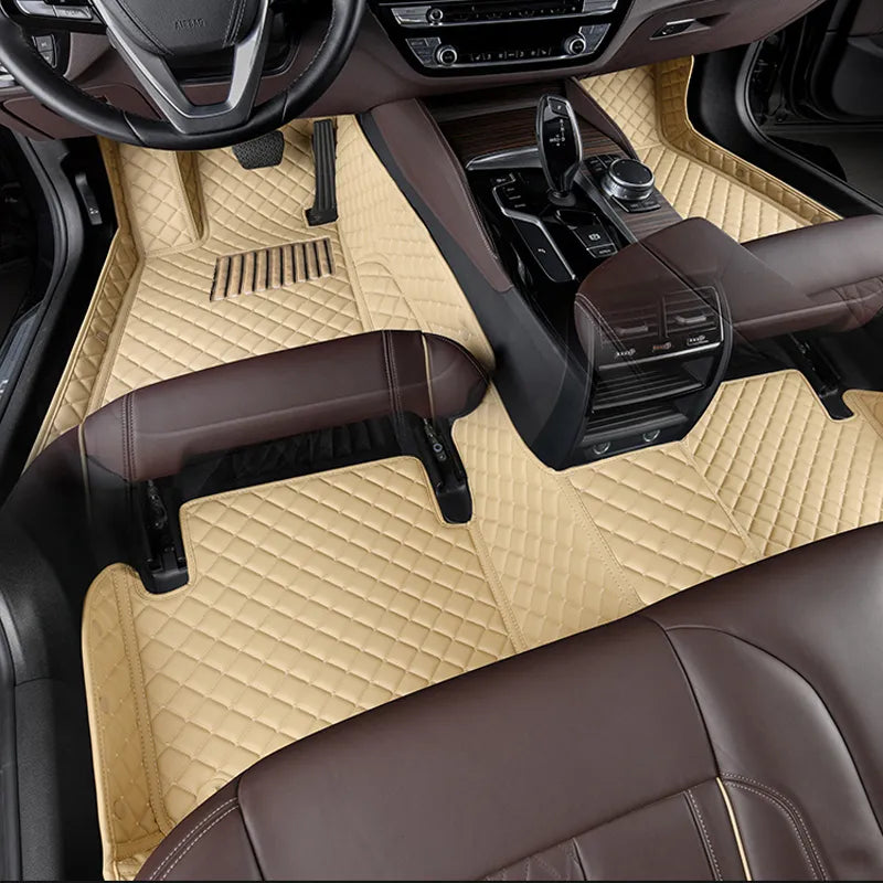 BYD ATTO 3 Fußmatten Custom Hochwertiges Leder Wasserdichtes Autozubehör