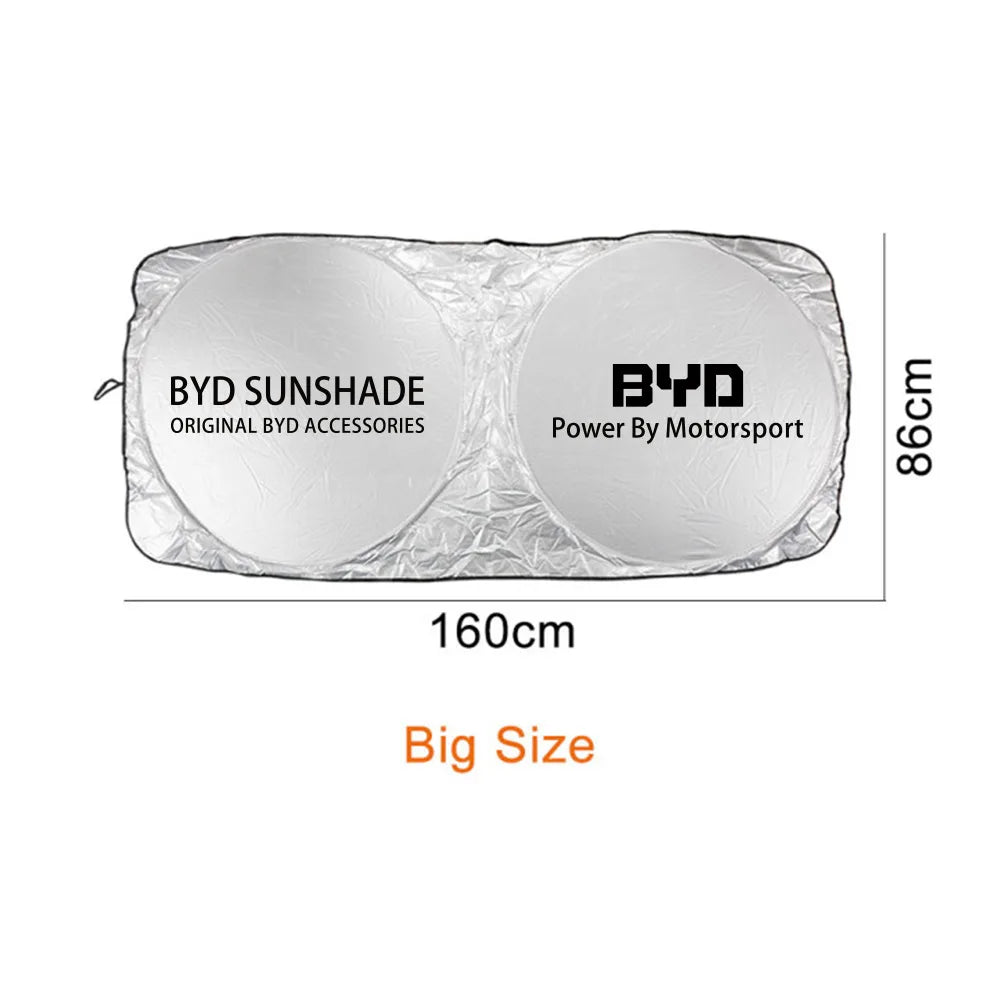 Auto-Windschutzscheiben-Sonnenschutzabdeckung für BYD-Autos aller Modelle