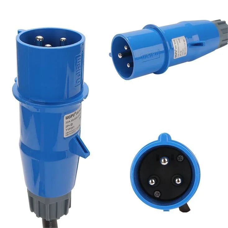 Cargador portátil de caja de control de 32 A, adaptador de enchufe CEE de 220 V para todos los modelos BYD