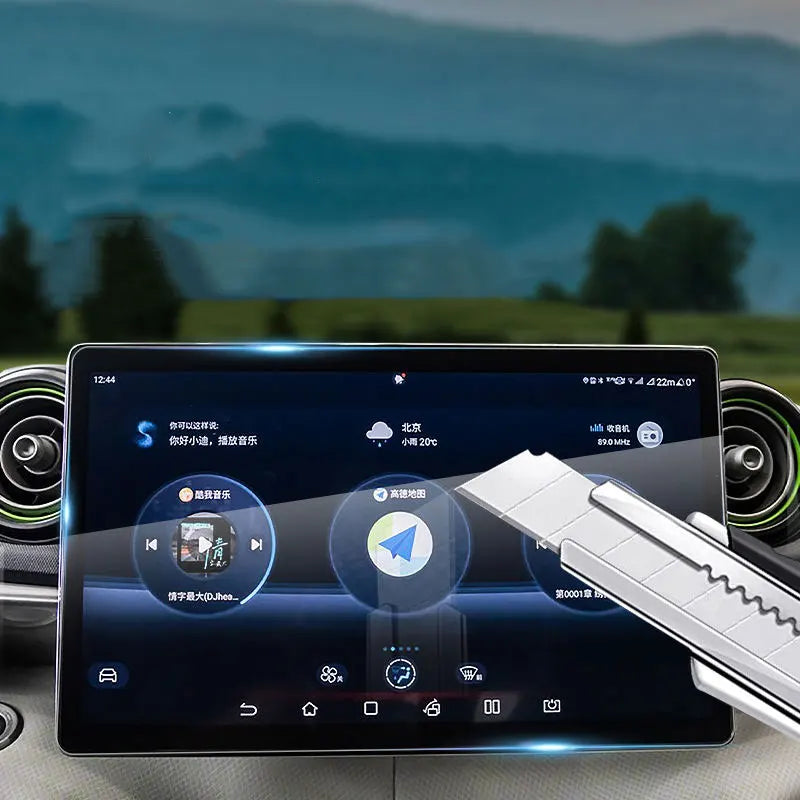 Auto-Displayschutzfolie, passend für BYD Dolphin 2023 2024, LCD-Bildschirmschutz aus gehärtetem Glas