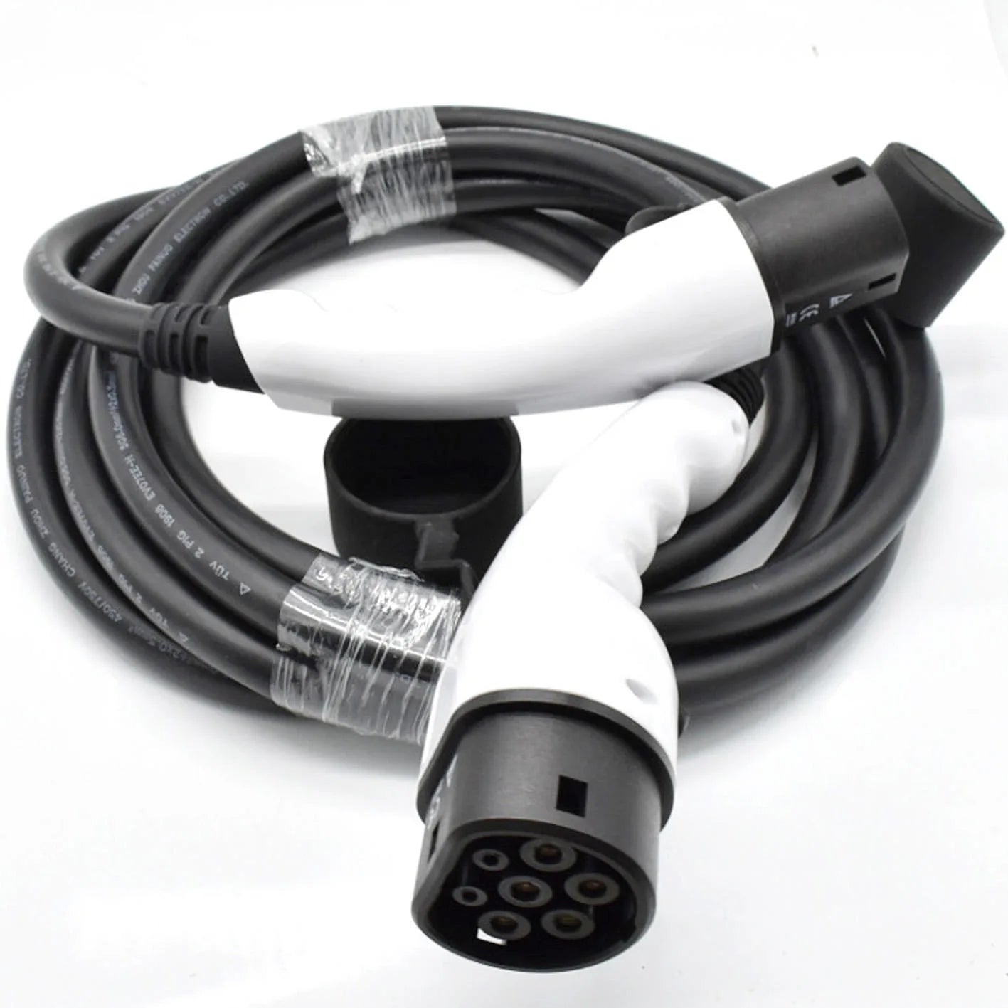 Cable de extensión para cargador EV monofásico de 16,4 pies, 16-32 A (220 V-240 V) para cargador de coche BYD