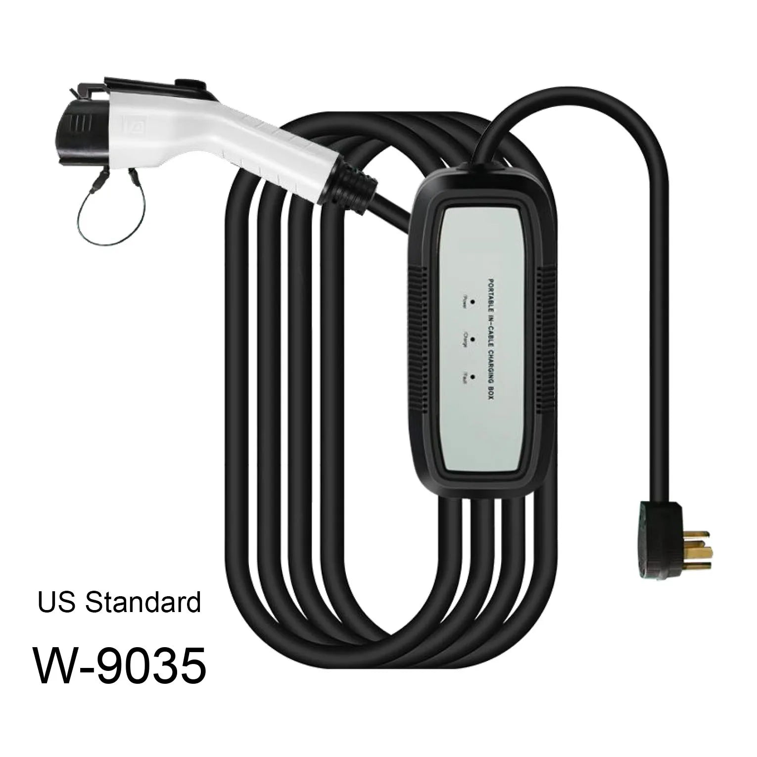 Cargador portátil para vehículos eléctricos (VE) de nivel 1, CA tipo 1, 32 A, 7 kW, luz indicadora, para BYD SAE-J1772.