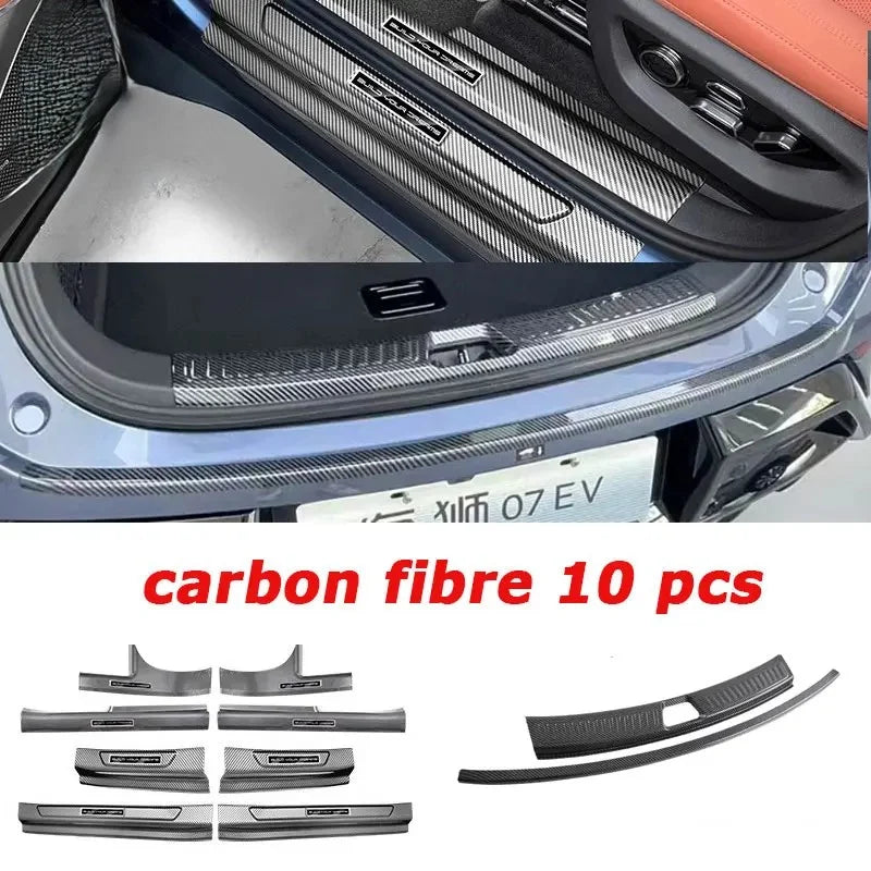 BYD Sealion 7 2024 2025 Heckstoßstangenkantenschutz, Türschweller-Schwellenschutz