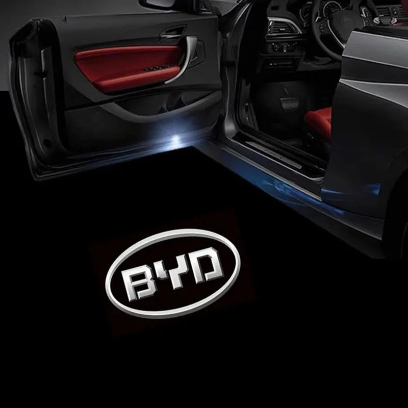 2Pcs LED Welcome Atmosphere Lamps For BYD Car