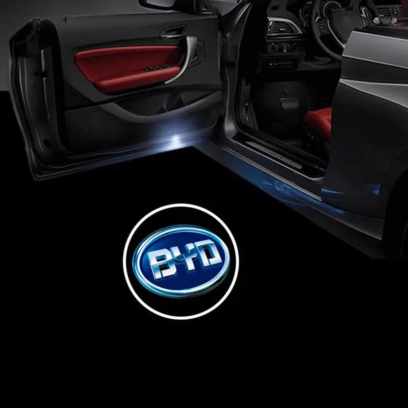 2Pcs LED Welcome Atmosphere Lamps For BYD Car
