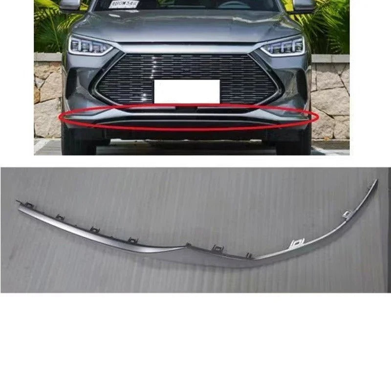 For BYD Song Plus DMI Silver Decorative Strip Under The Front Bumper
