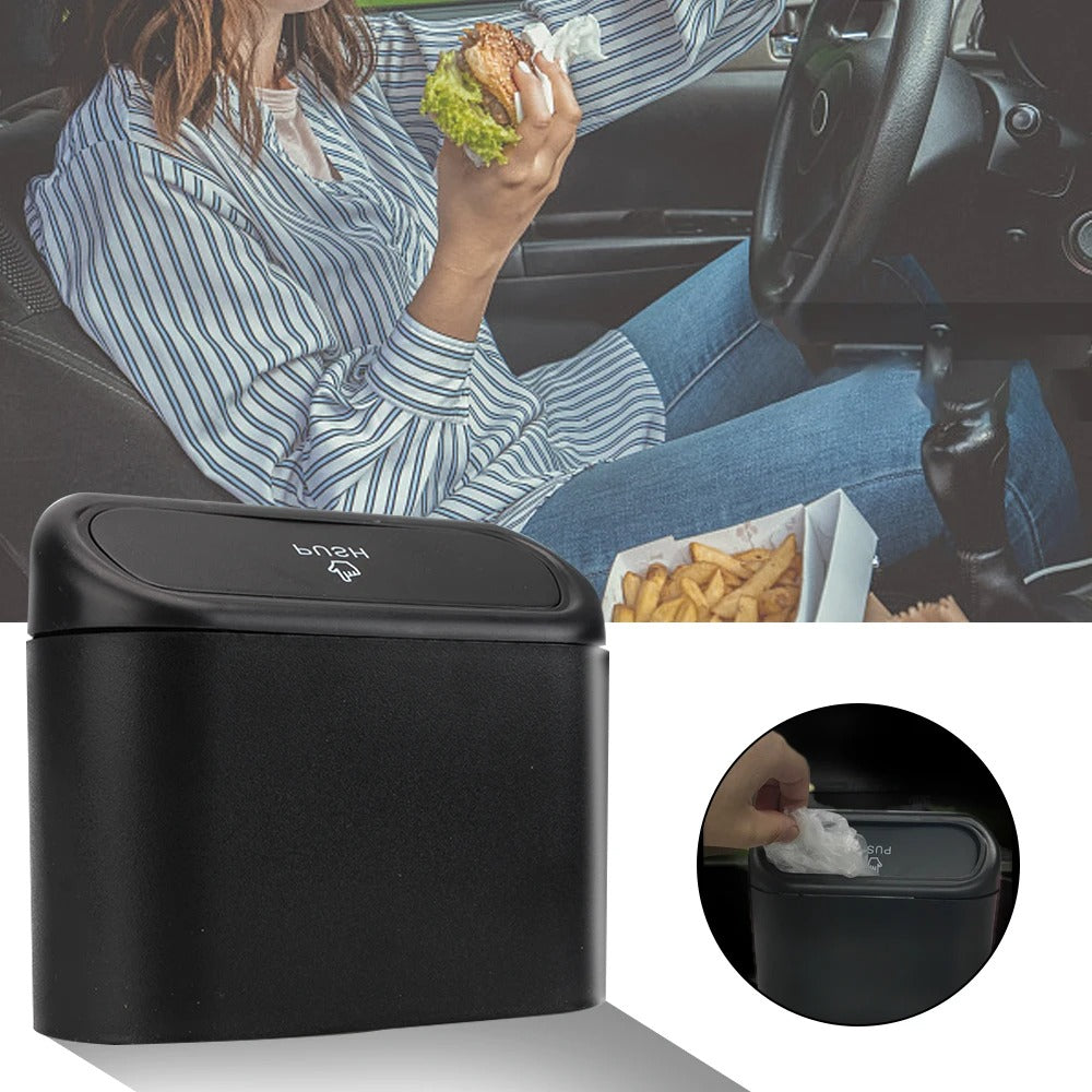 1L Car Interior Storage Case Trash Bin Push for BYD Car