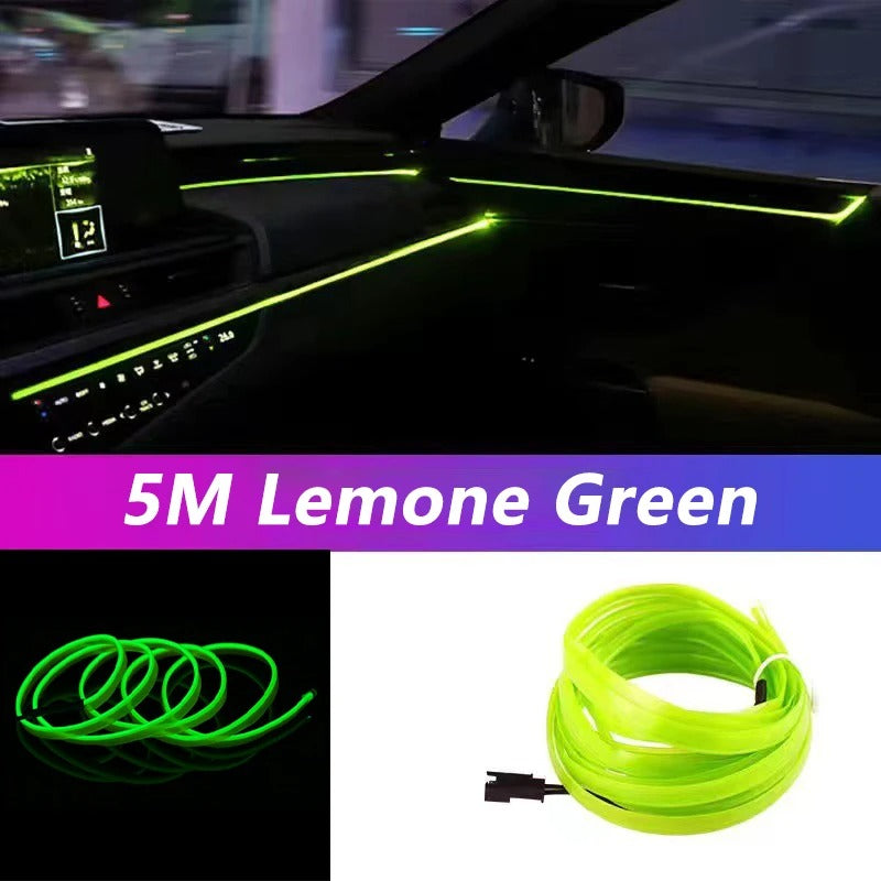 5M Led Strip Light Neon EL Wiring Decorative Lamp For BYD