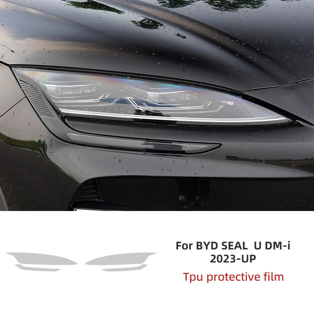 BYD SONG PLUS /SEALION 6 DM-i TPU Headlight Rearview Film B C Pillars Pre-cut Anti-scratch Protection Film
