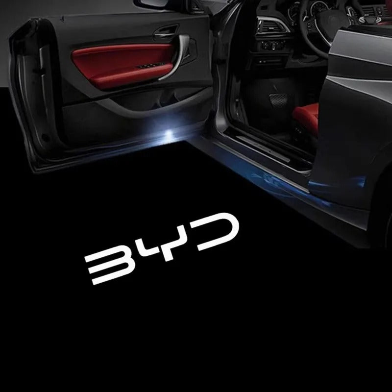 2Pcs LED Welcome Atmosphere Lamps For BYD Car