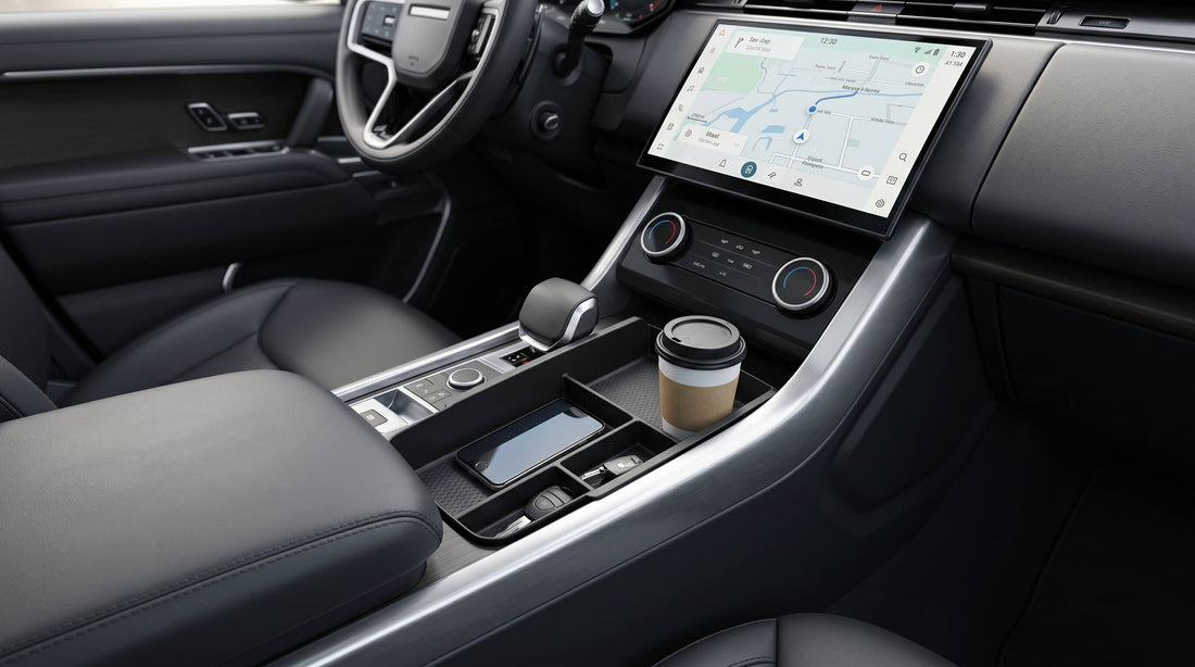 BYD SUV center console storage organizer and cup holder accessory