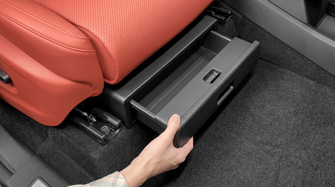 BYD Sealion 8 ATTO 8 under-seat storage box for 2025 2026 SUV interior organization