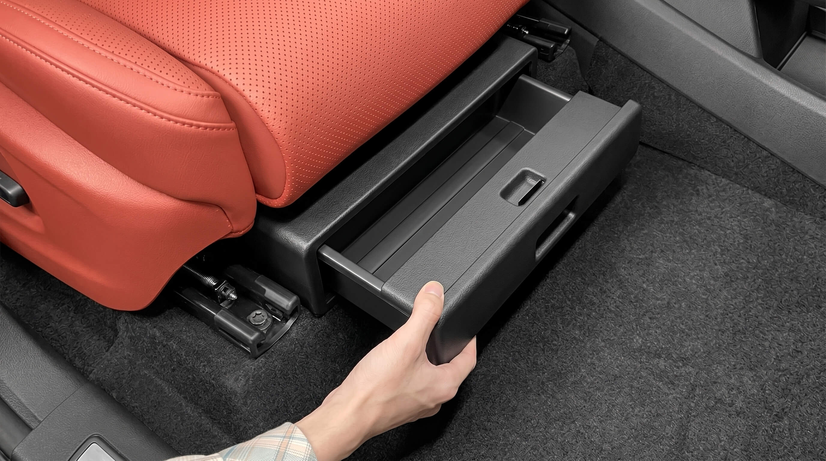 BYD Sealion 8 ATTO 8 under-seat storage box for 2025 2026 SUV interior organization