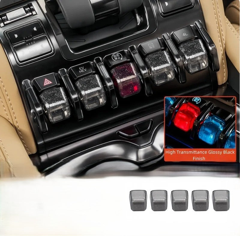 Car Central Control Button Protective Cover Fit for BYD Leopard
