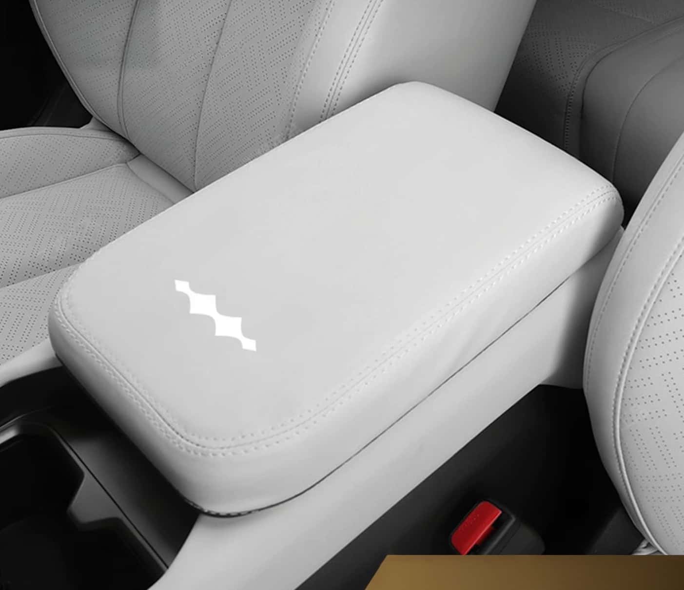 Nappa Leather Center Console Armrest Cover for Fangchengbao Titanium 3