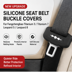 Silicone Seat Belt Buckle Protective Covers for Fangchengbao Titanium 3 / Titanium 7 / Leopard 5 / Leopard 8