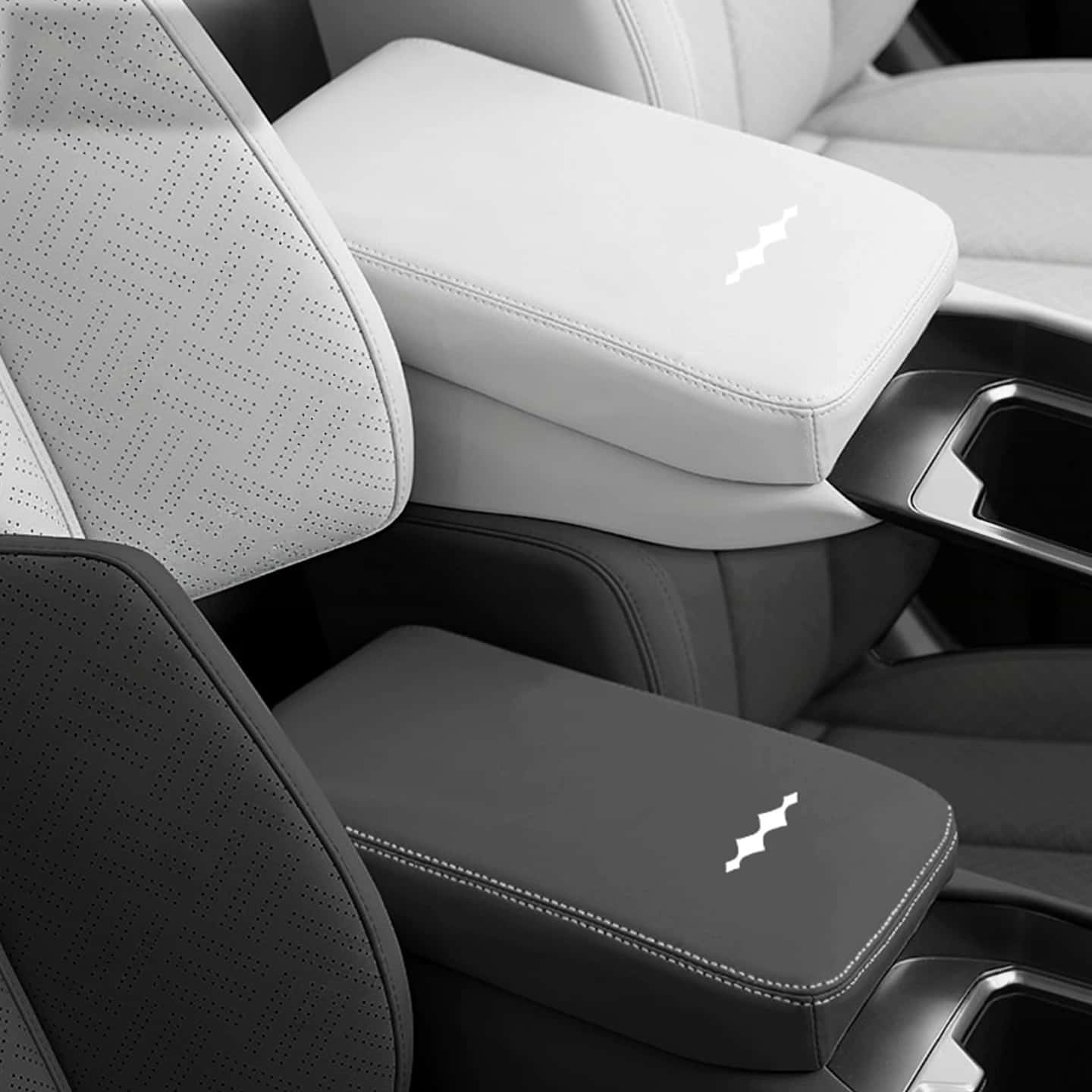 Nappa Leather Center Console Armrest Cover for Fangchengbao Titanium 3