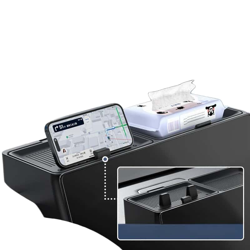Multifunction Silicone Storage Box Behind Center Screen for Fangchengbao Titanium 3