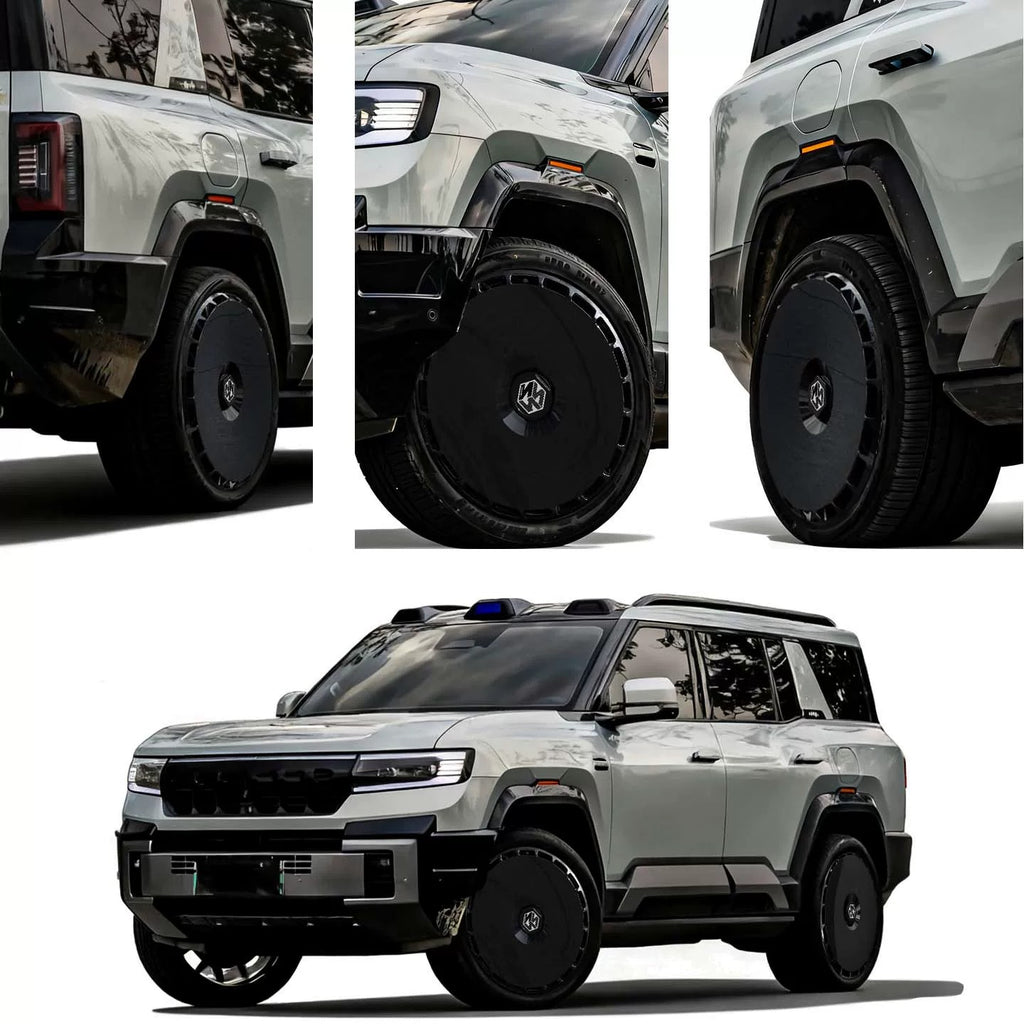 Custom Full Cover Wheel Hubcaps for Fangchengbao Bao 5 Bao 8 Titanium 3 and Titanium 7 Set of 4