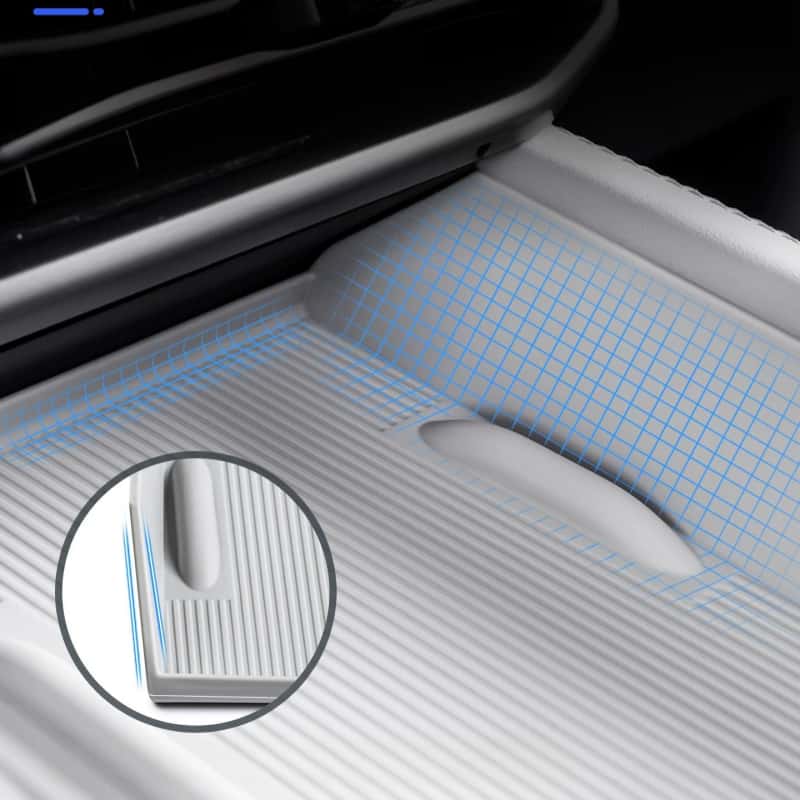 Silicone Wireless Charging Mat and Cup Holder Liner Set for Fangchengbao Titanium 3 MAX and Ultra