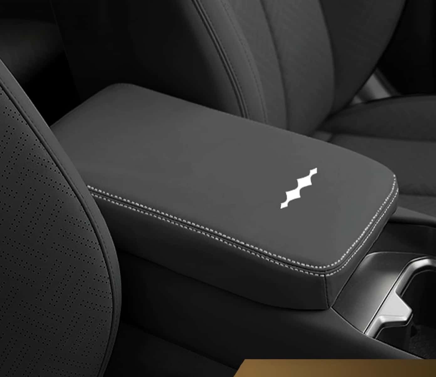 Nappa Leather Center Console Armrest Cover for Fangchengbao Titanium 3