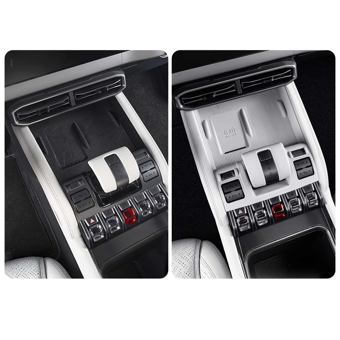 Silicone Wireless Charging Mat and Cup Holder Liner Set for Fangchengbao Titanium 3 MAX and Ultra