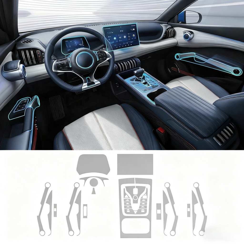 BYD  Center Console Transparent TPU Protective Film