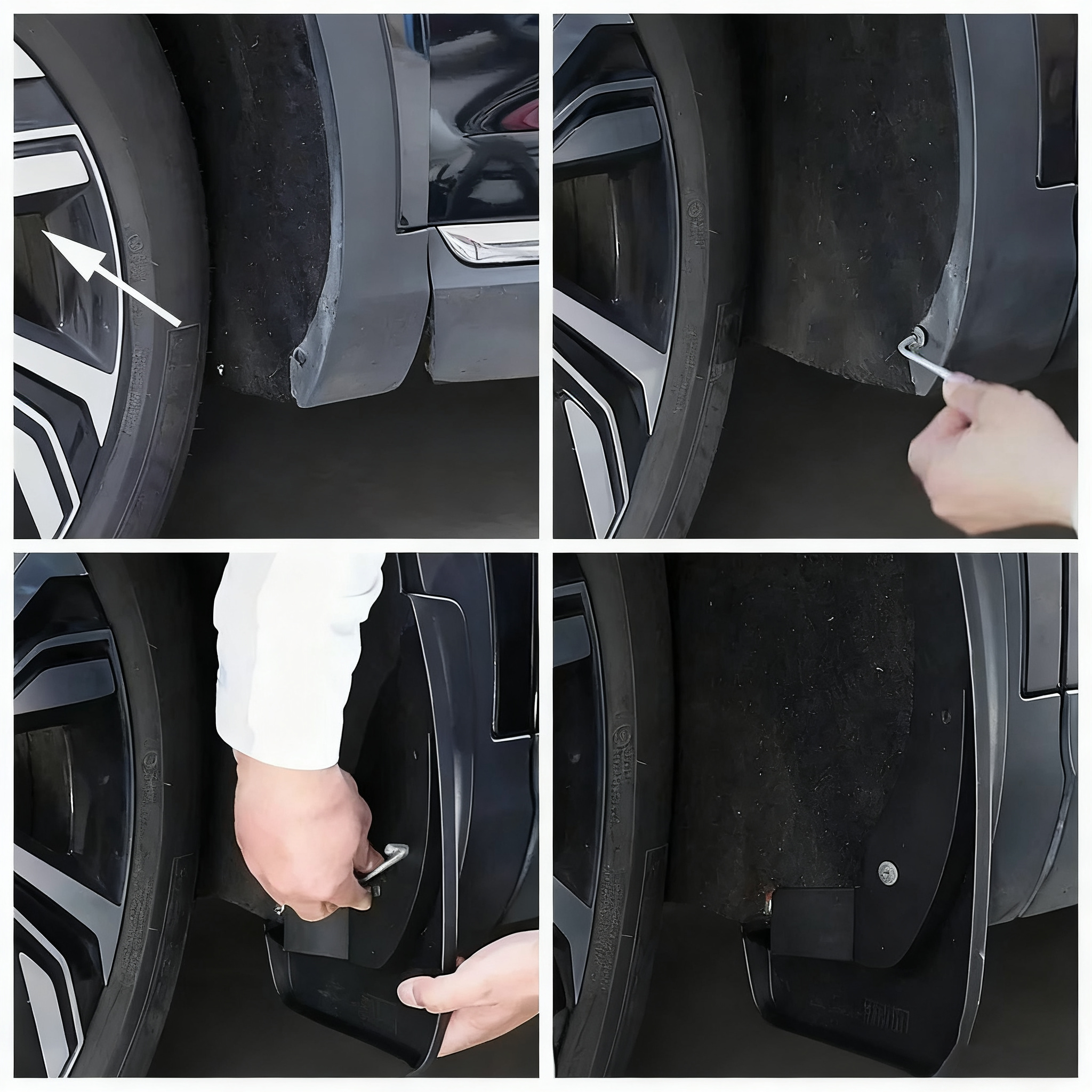 Guardabarros para BYD Song Plus Champion Edition Seal U EV DMI 2023-2024