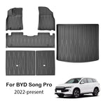 TPE Car Floor Mats For BYD Song Pro Dmi 2024 2025