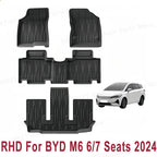 RHD Car Floor Mats For BYD M6 2024