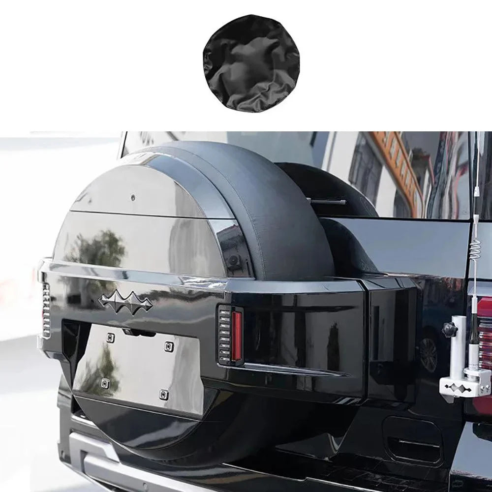 Spare Tire Cover Rear Dedicated Tailgate Leather