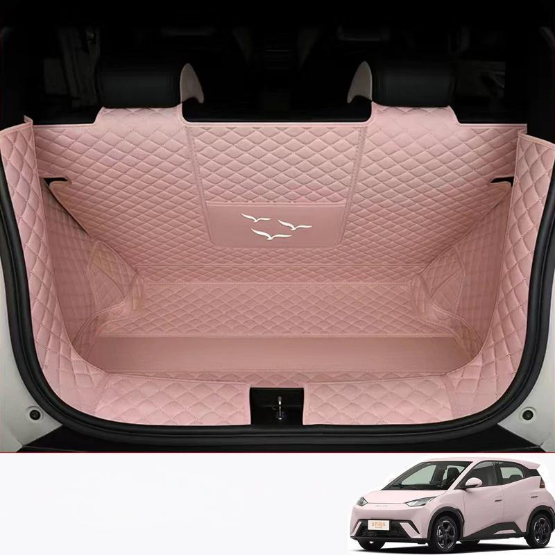 Alfombrilla de cuero de cobertura completa para maletero de BYD Dolphin Mini Seagull 2023-2024