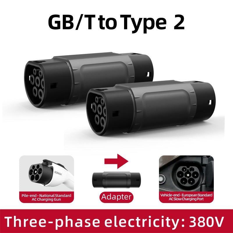 EV Charging Adapter GB/T to Type 2 Single-phase / Three-phase