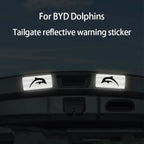 10 pegatinas reflectantes de advertencia para puerta de coche para BYD Dolphins 2024 2023 2022