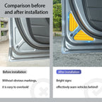 10 pegatinas reflectantes de advertencia para puerta de coche para BYD Dolphins 2024 2023 2022