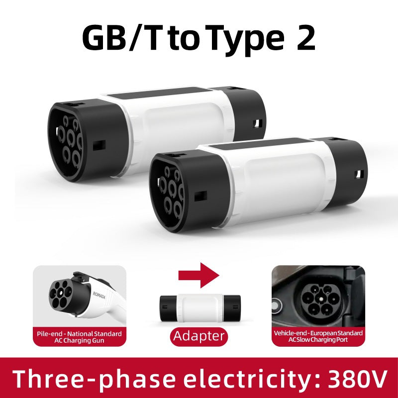 EV Charging Adapter GB/T to Type 2 Single-phase / Three-phase