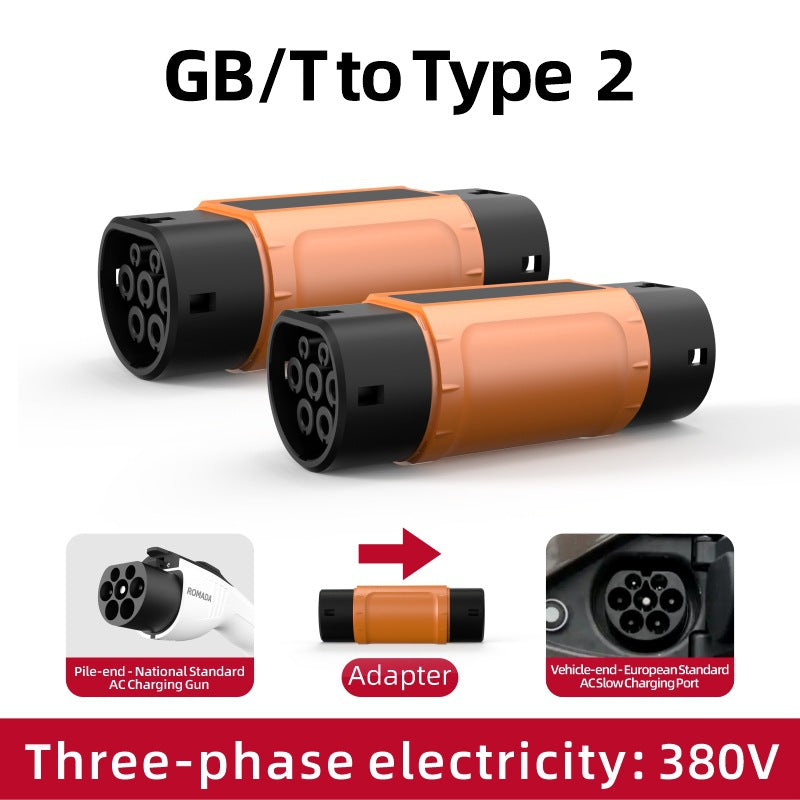 EV Charging Adapter GB/T to Type 2 Single-phase / Three-phase