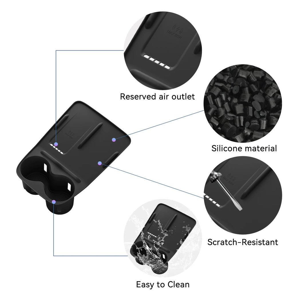 BYD SONG PRO/Sealion 05 EV 2025 Wireless Charging Mat Water Cup Holder