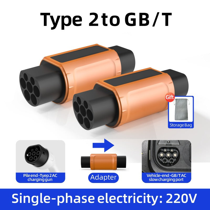 EV Charging Adapter Type 2 to GB/T Single-phase / Three-phase