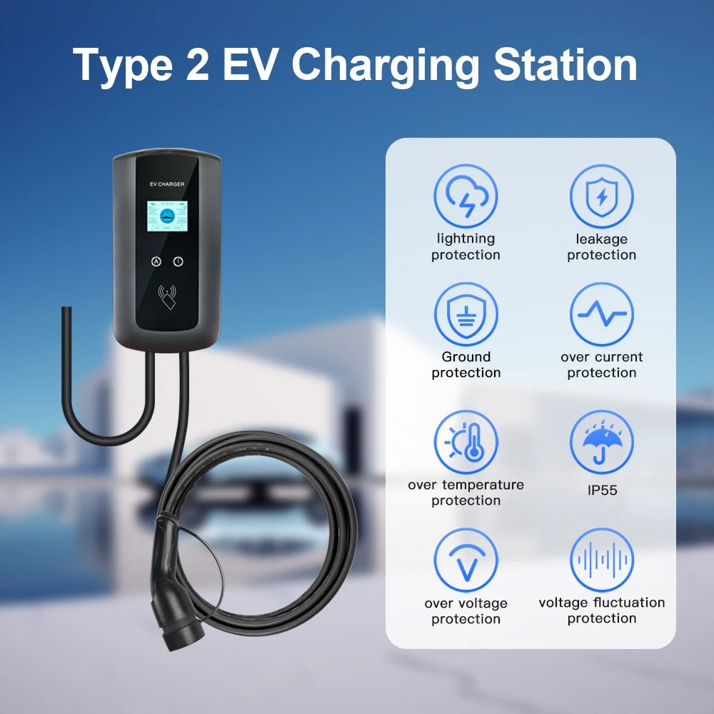 Type 2 EV Charging Station Wallbox APP Control