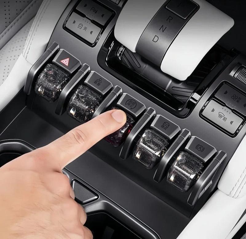 Car Central Control Button Protective Cover Fit for BYD Leopard