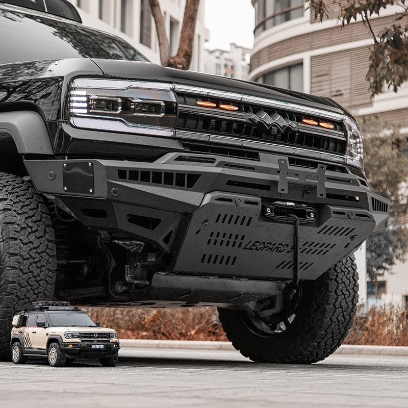 Off-Road Front & Rear Bumper for Fangchengbao 5 Black Warrior