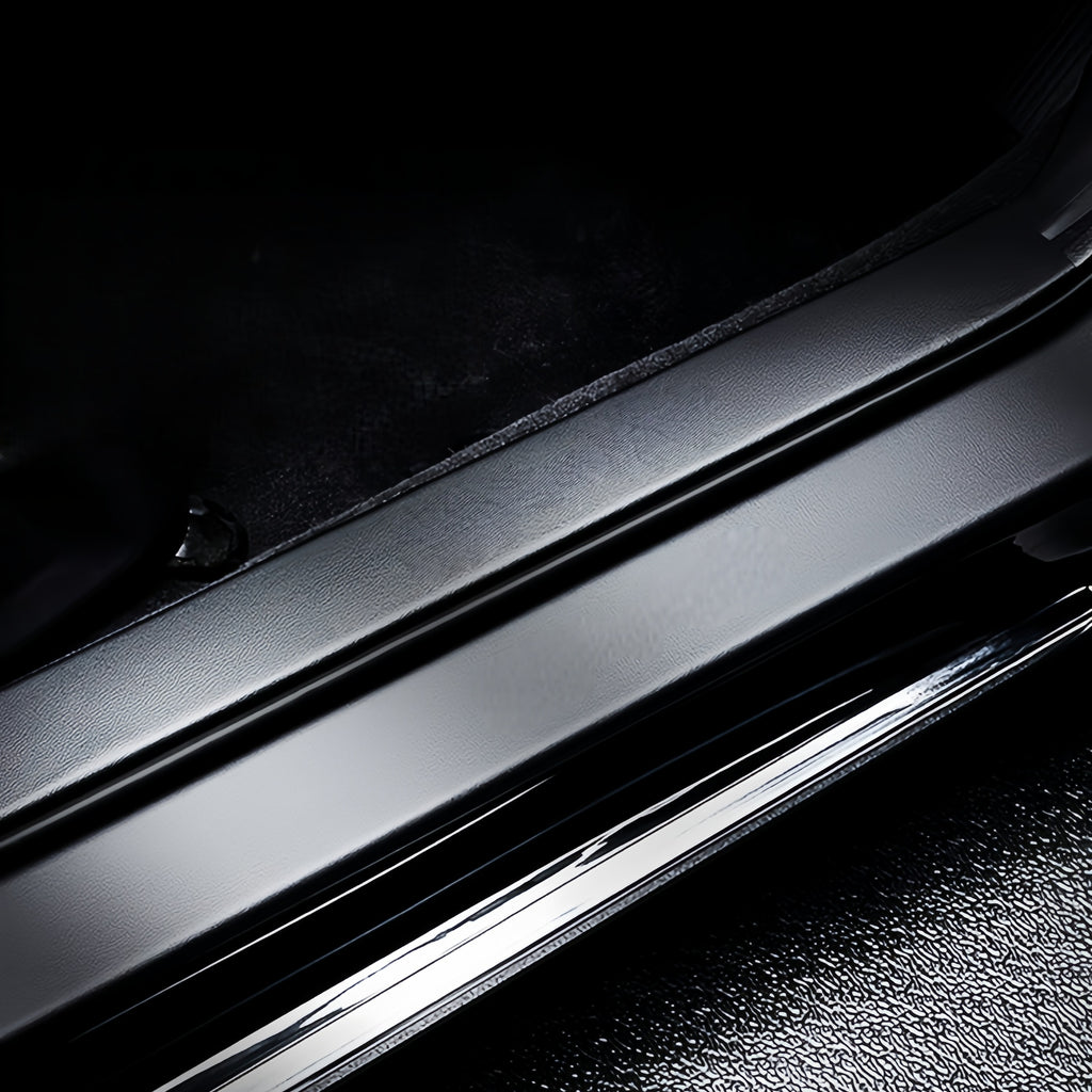 Car Door Sill Leather Stickers Rotection Plate For BYD