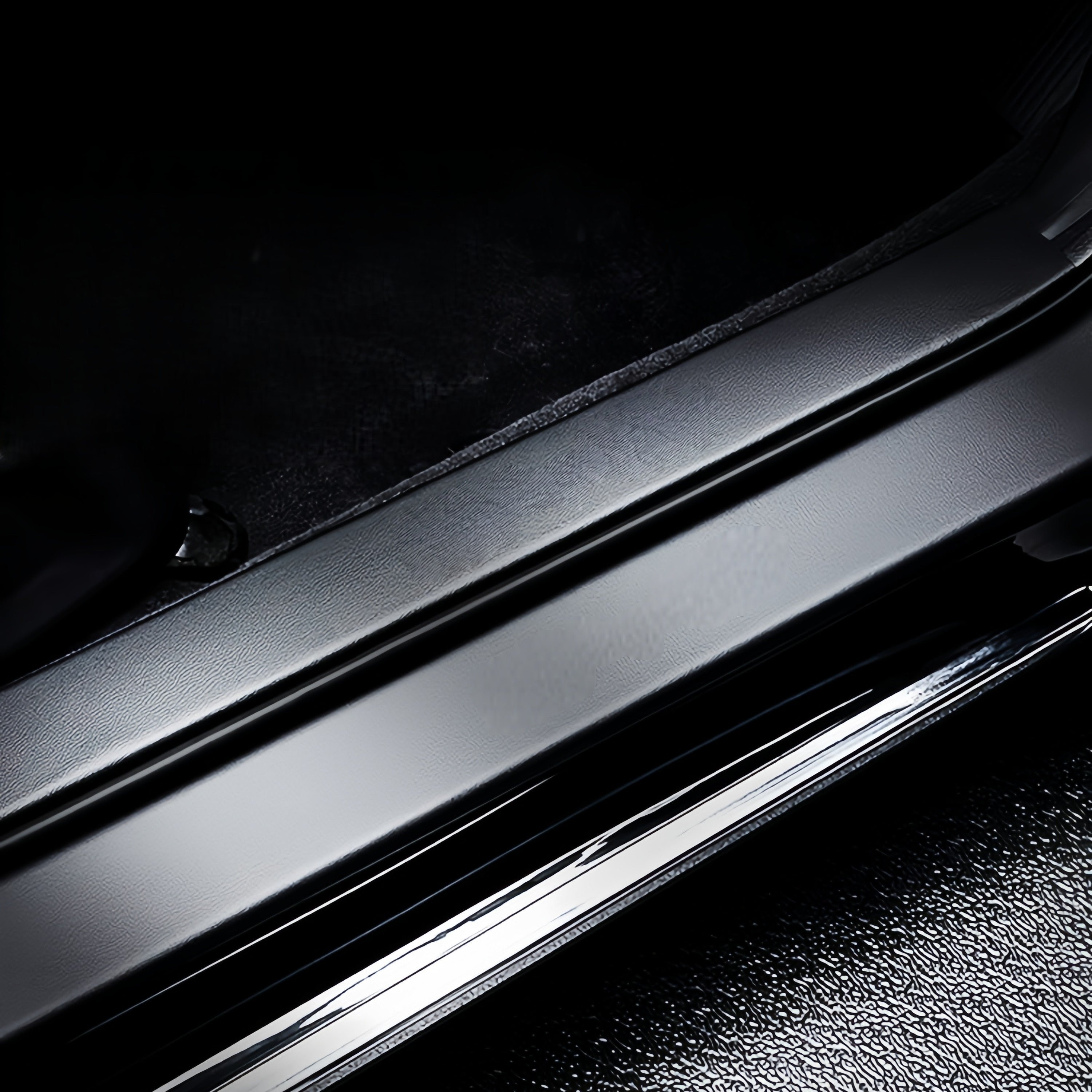Car Door Sill Leather Stickers Rotection Plate For BYD