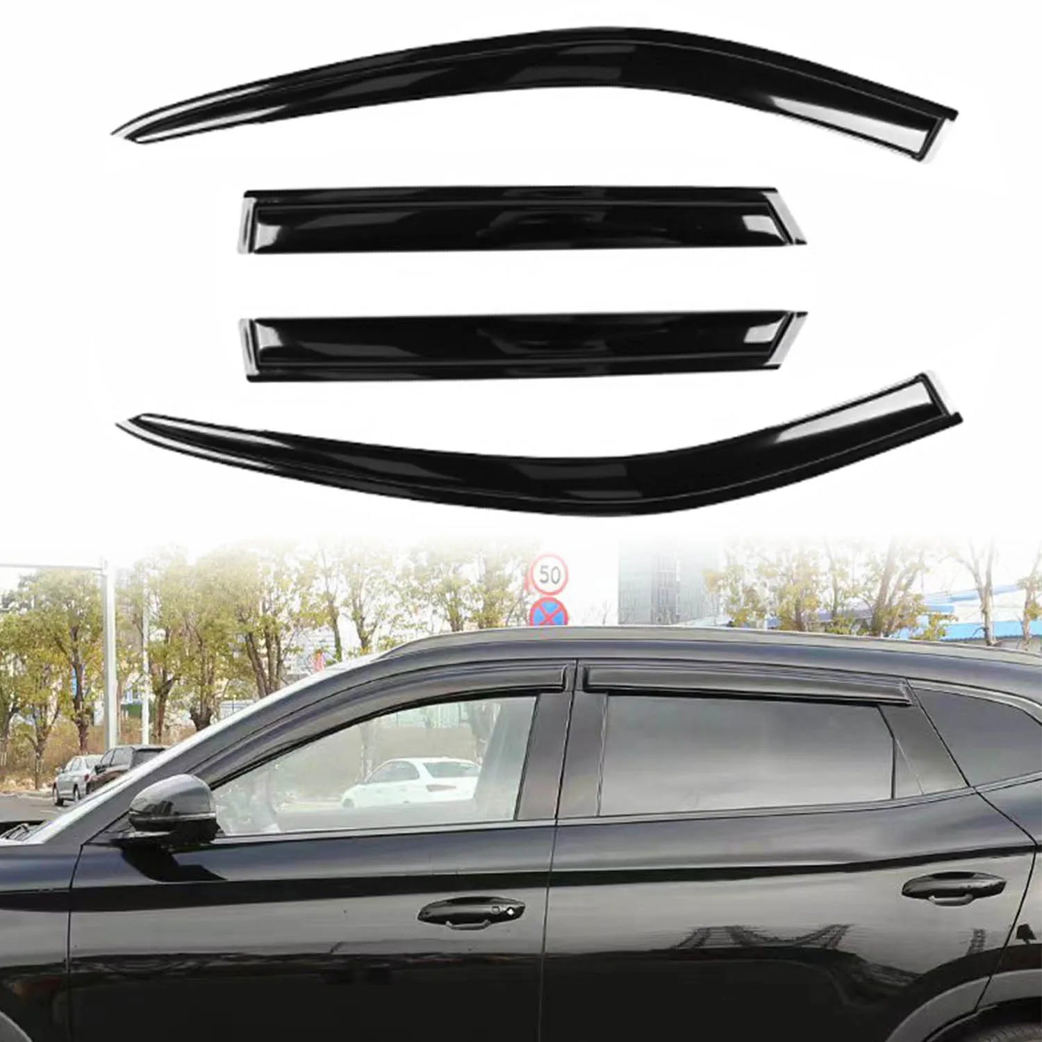 BYD Sealion 6 Seal U Dm-i Ev Song Plus Window Visor Car Sun Rain Guard